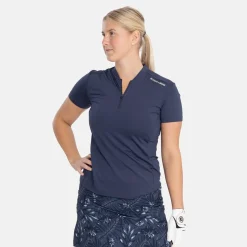 W Tech Blade V-Neck Tee 2.0 Blå>Bogeys & Birdies Outlet