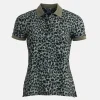 W Tech Hidden Button Pique AOP Svart>Bogeys & Birdies