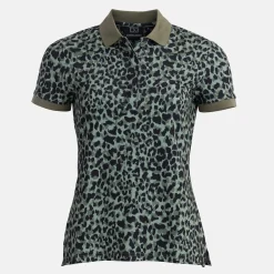 W Tech Hidden Button Pique AOP Svart>Bogeys & Birdies