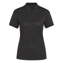 W Ultimate Diamond Jacquard Polo Shirt Svart>Adidas