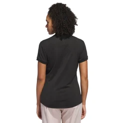 W Ultimate Diamond Jacquard Polo Shirt Svart>Adidas