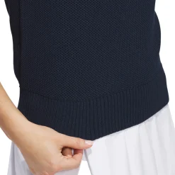 W Ultimate Knit Tour Vest Blå>Adidas New