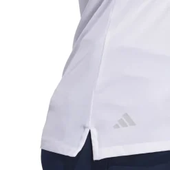 W Ultimate Solid Sleeveless Polo Shirt Vit>Adidas Discount
