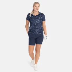 W 4-Way Stretch Short Blå>Bogeys & Birdies