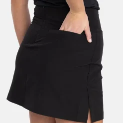 W Woven Stretch Skort Svart>Bogeys & Birdies Outlet
