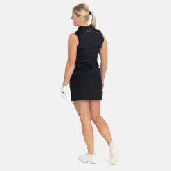 W Woven Stretch Skort Svart>Bogeys & Birdies Outlet