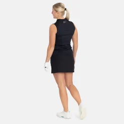 W Woven Stretch Skort Svart>Bogeys & Birdies Outlet