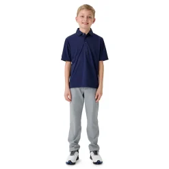 Youth Unisex Solid Polo Blå>Callaway Best