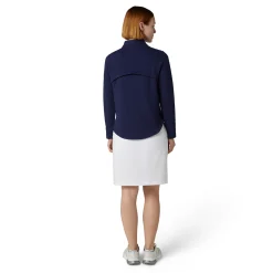 1/2 Zip Quilted Knit Blå>Callaway Outlet