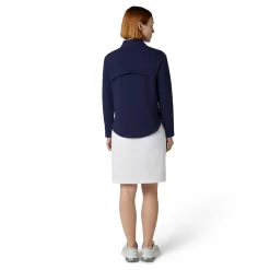1/2 Zip Quilted Knit Blå>Callaway Outlet